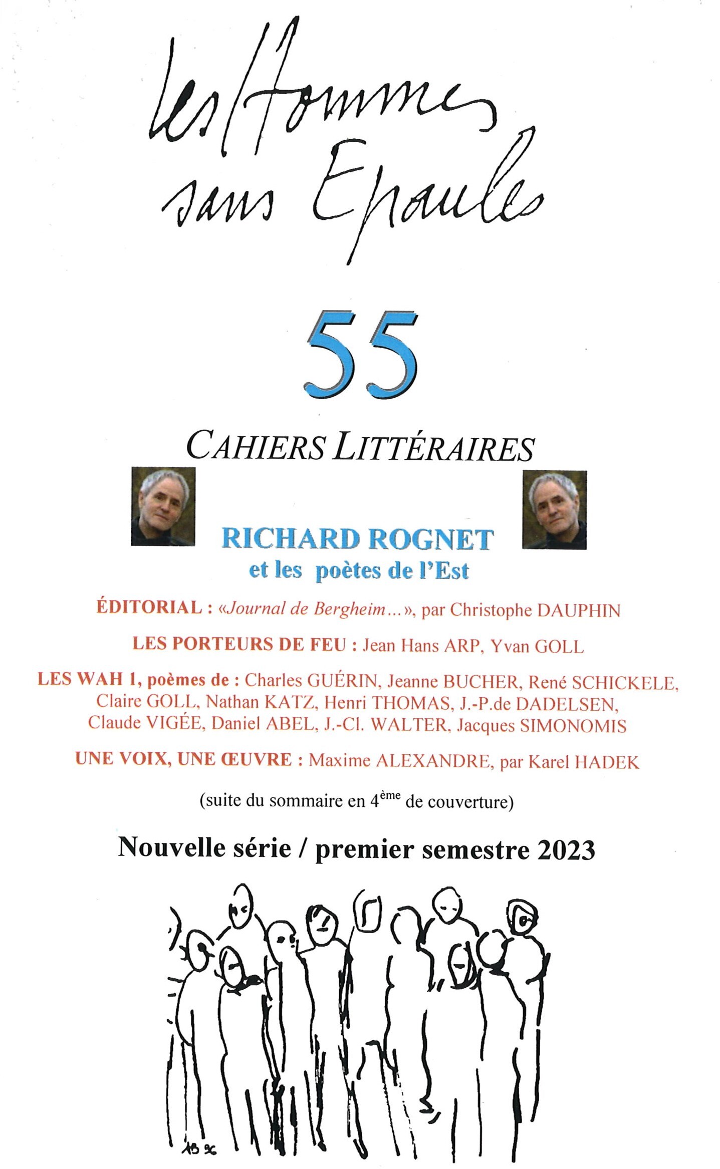 Les Hommes sans Épaules n°55, Dossier : Richard ROGNET & les poètes de l'Est