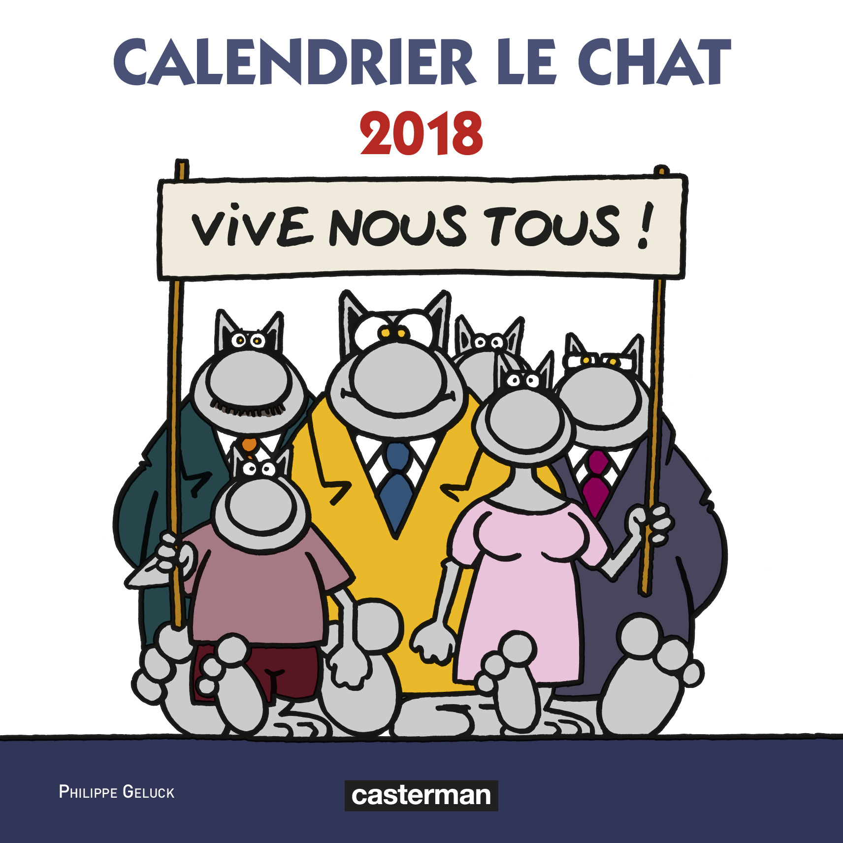 Calendrier Le Chat 2018