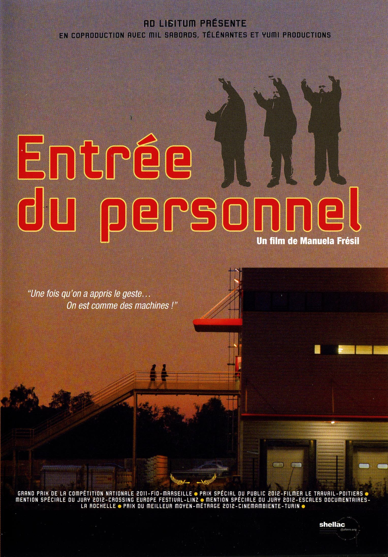 ENTREE DU PERSONNEL - DVD