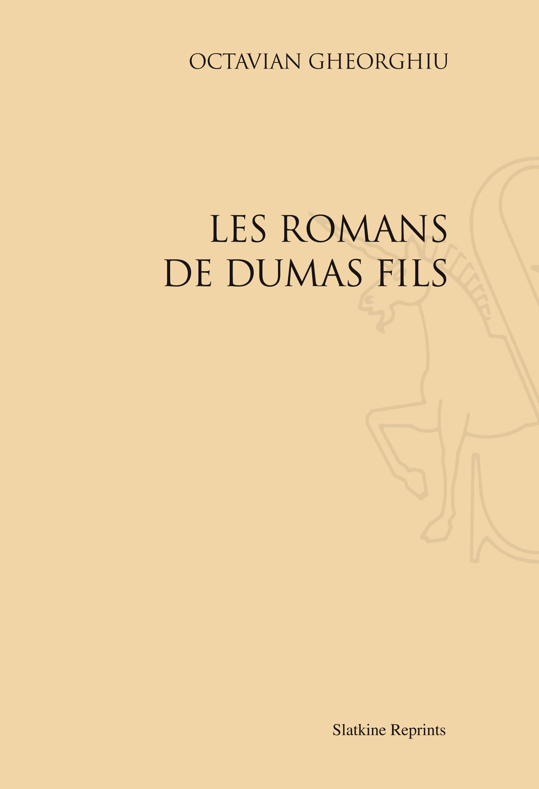 LES ROMANS DE DUMAS FILS. (1931)