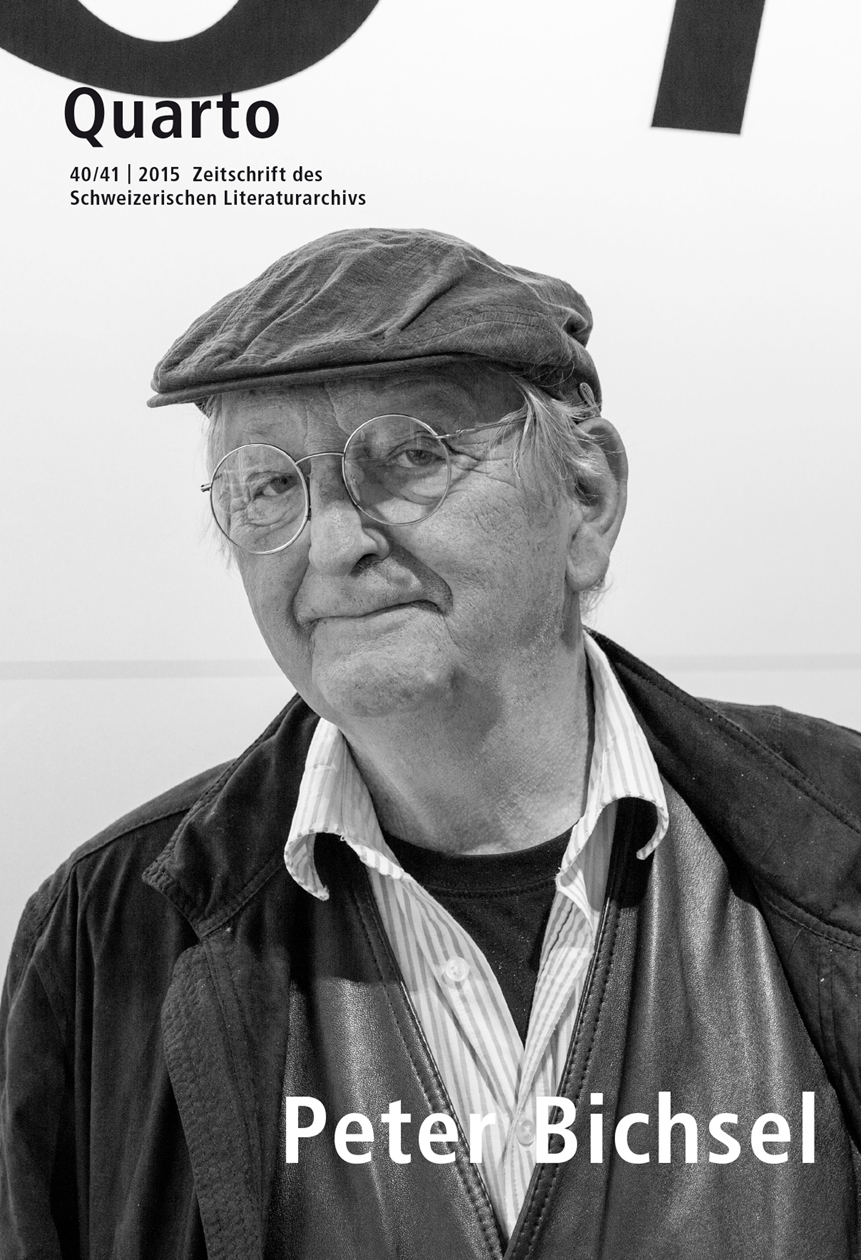 REVUE QUARTO NUMERO 40-41. PETER BICHSEL