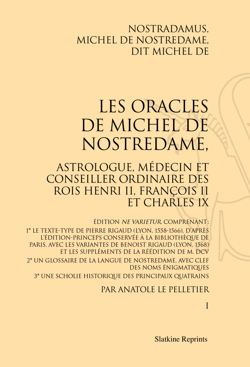 LES ORACLES. 2 VOL