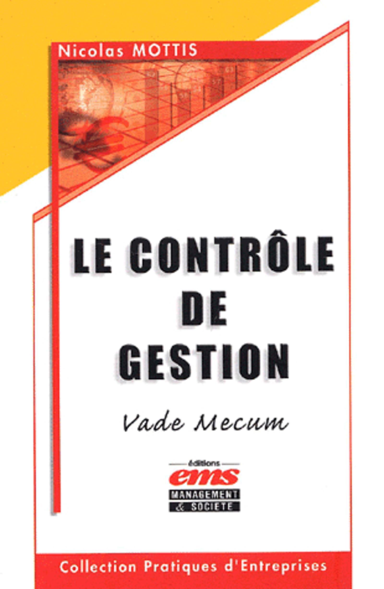 LE CONTROLE DE GESTION VADE MECUM