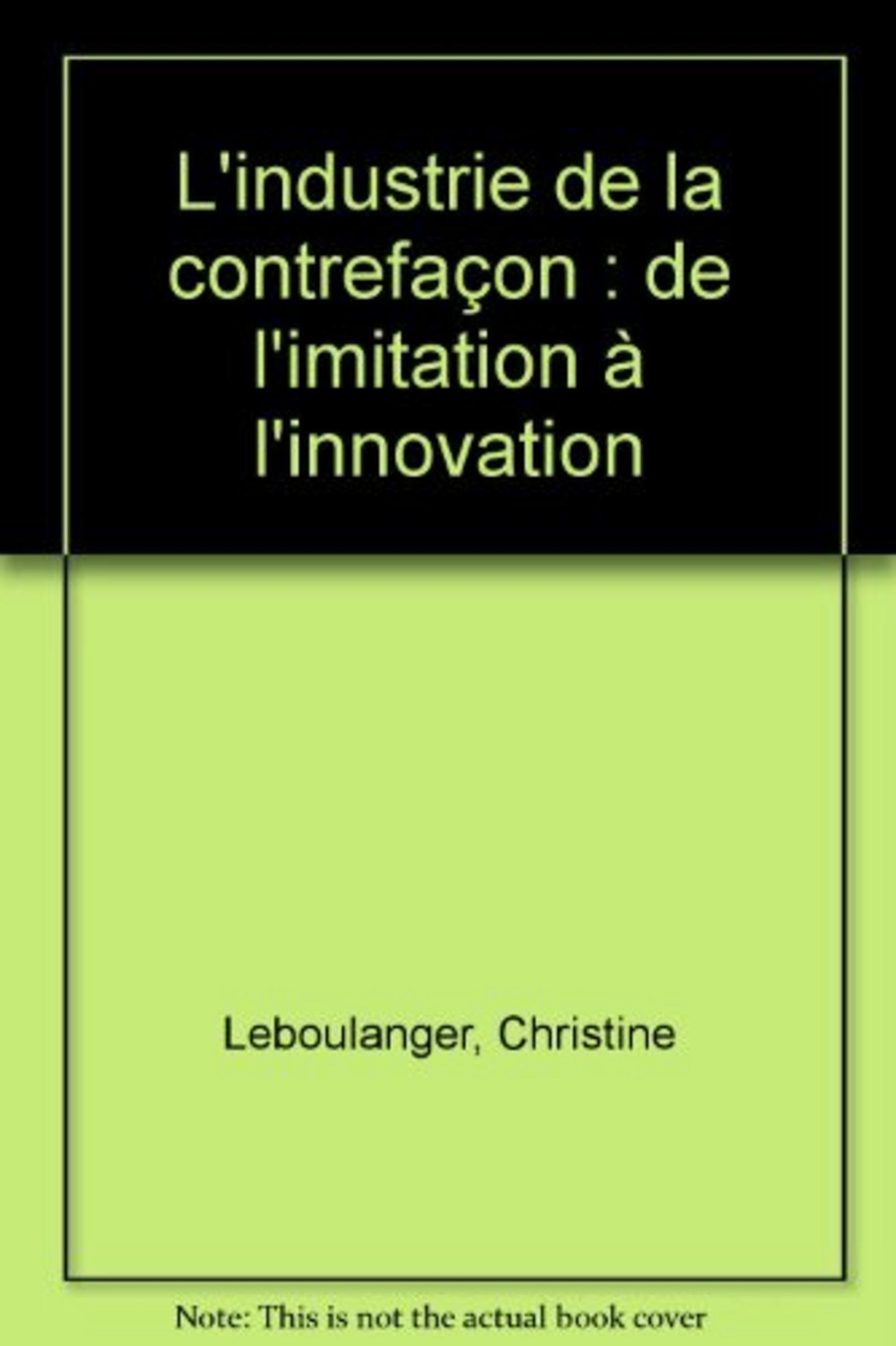 INDUSTRIE CONTREFACON