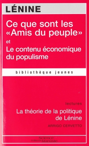 Ce que sont les "Amis du peuple" - Le contenu économique du populisme