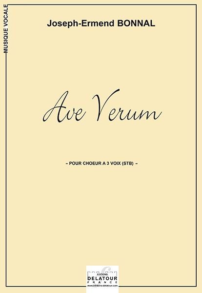 AVE VERUM POUR CHOEUR A 3 VOIX (STB)