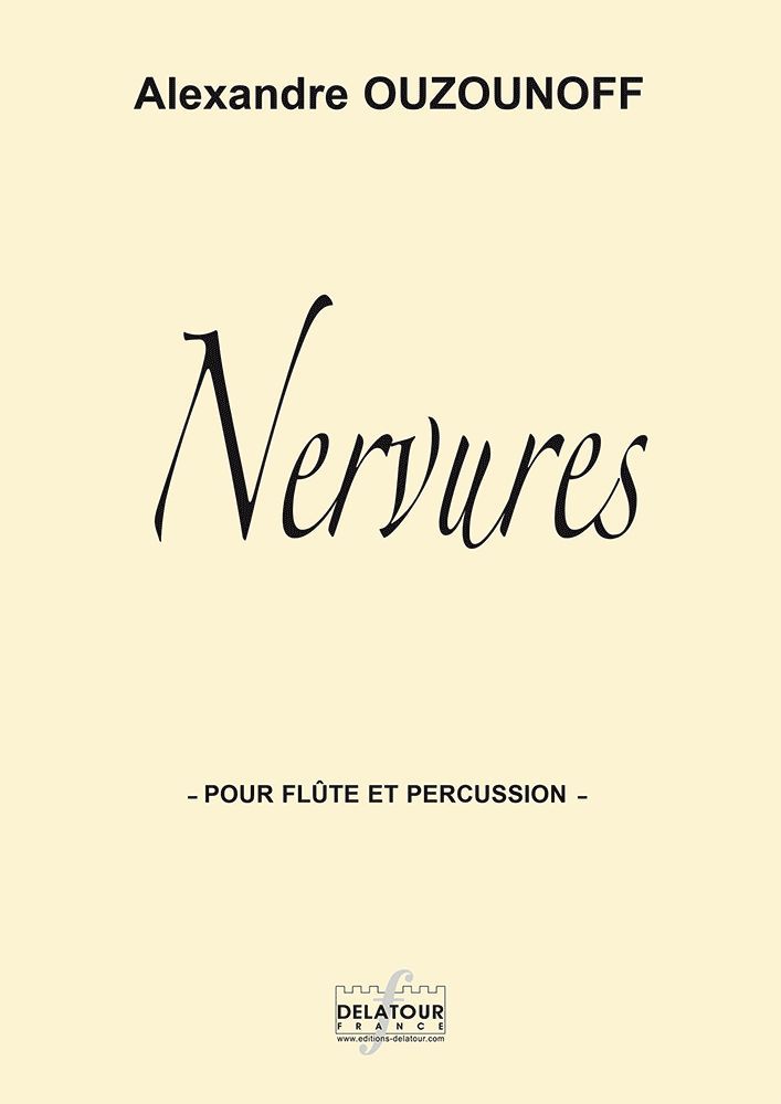 NERVURES POUR FLUTE ET PERCUSSION