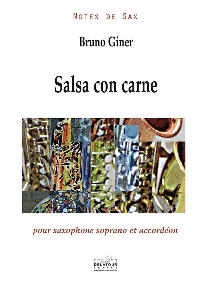SALSA CON CARNE POUR SAXOPHONE SOPRANO ET ACCORDEON