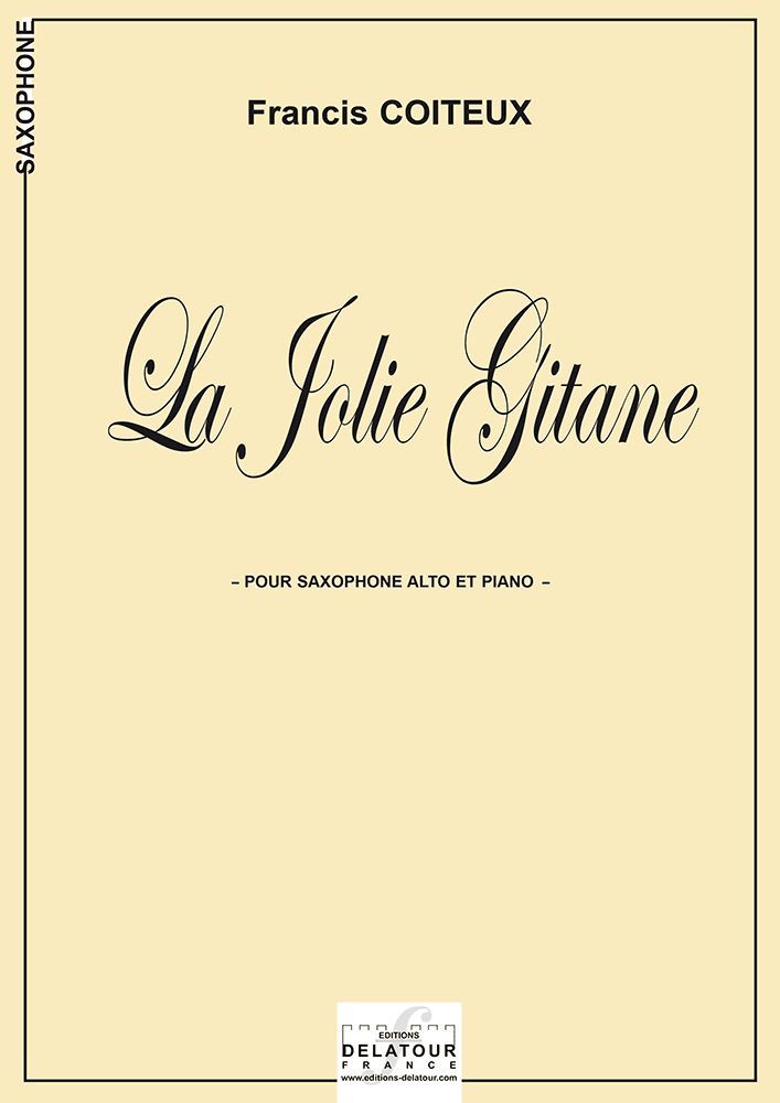 LA JOLIE GITANE POUR SAXOPHONE ALTO ET PIANO