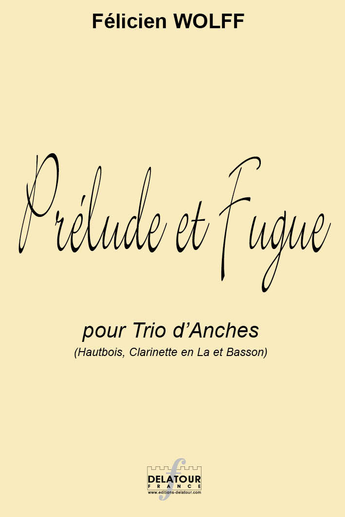 PRELUDE ET FUGUE POUR TRIO D'ANCHES