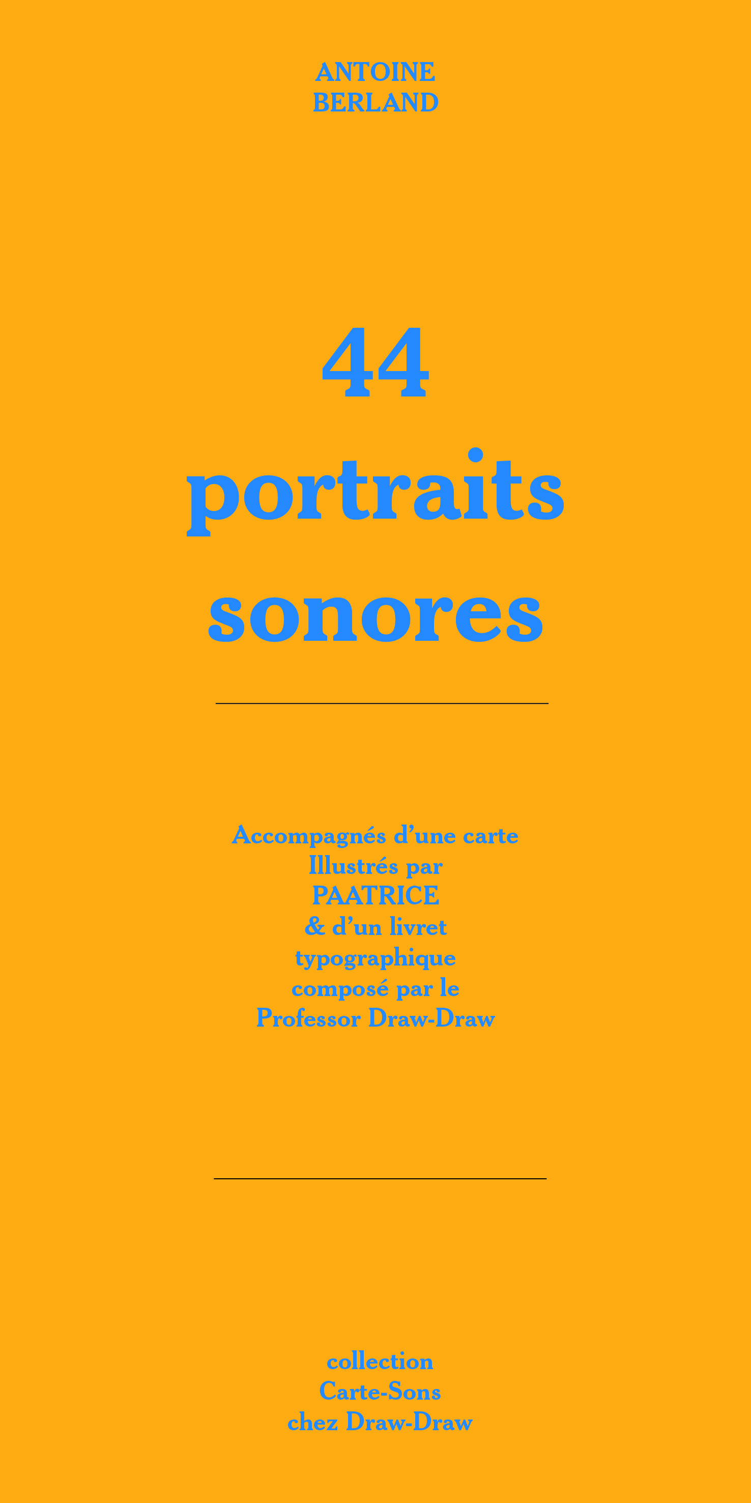 44 portraits sonores
