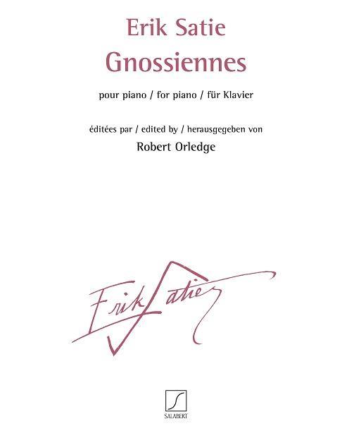GNOSSIENNES PIANO