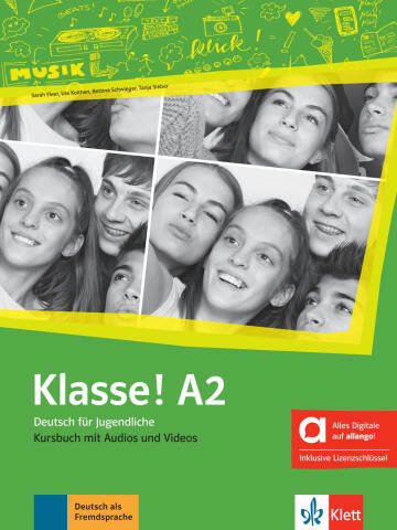 Klasse! A2 - Livre de l'élève + audios + videos hybride