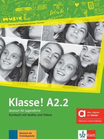 Klasse! A2.2 - Livre de l'élève + audios + videos hybride