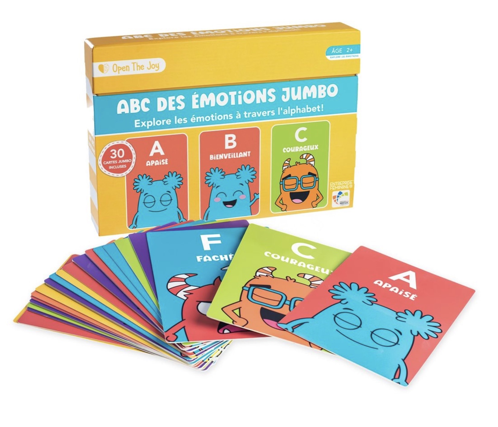 CARTES GÉANTES DES ÉMOTIONS A B C