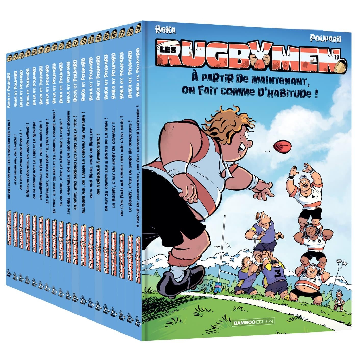 Les Rugbymen - Pack 19 ex. fonds 2022