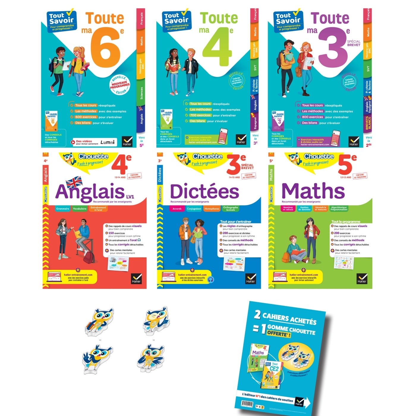 Colis vrac Collège 35 ex (primes + chevalet)