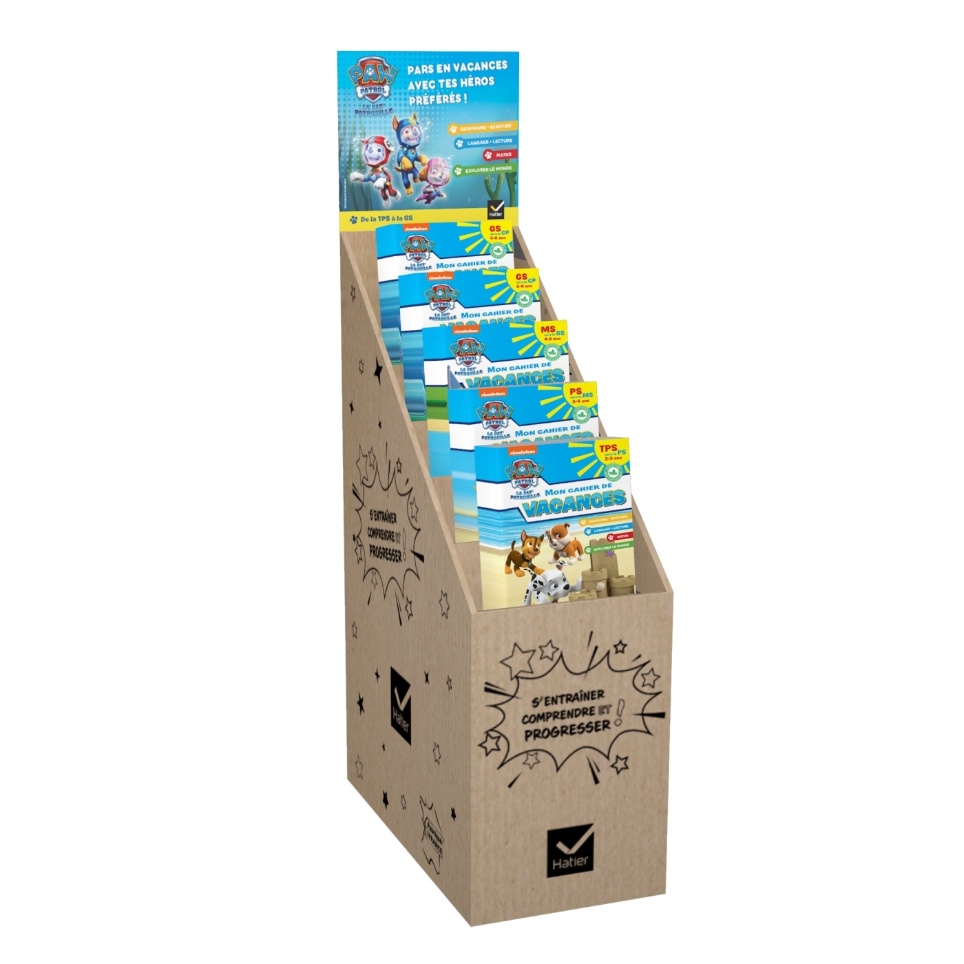 Colonne Pat'Patrouille Vacances Auchan 75 ex