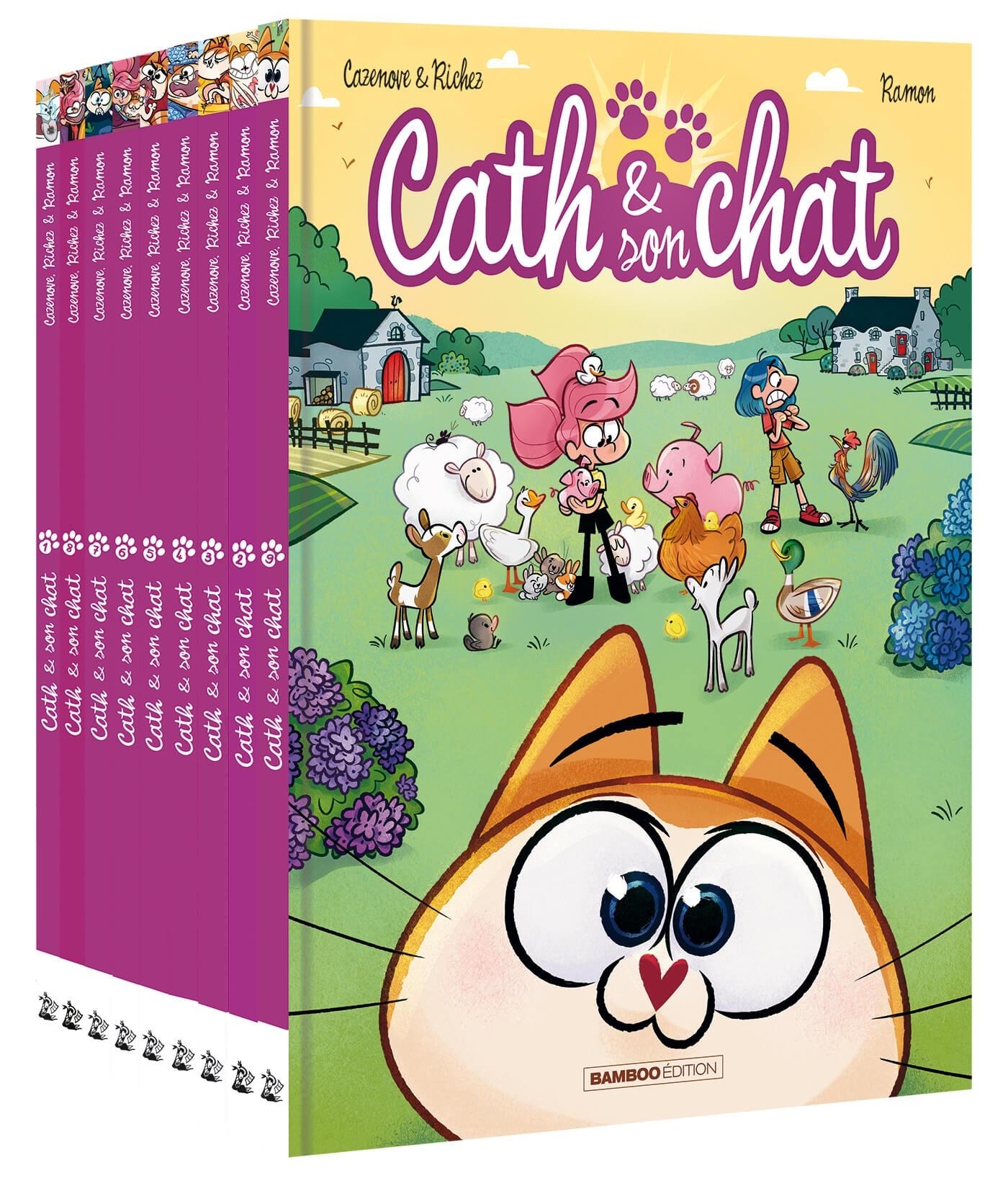 Cath et son chat - Pack 9 ex. fonds 2022