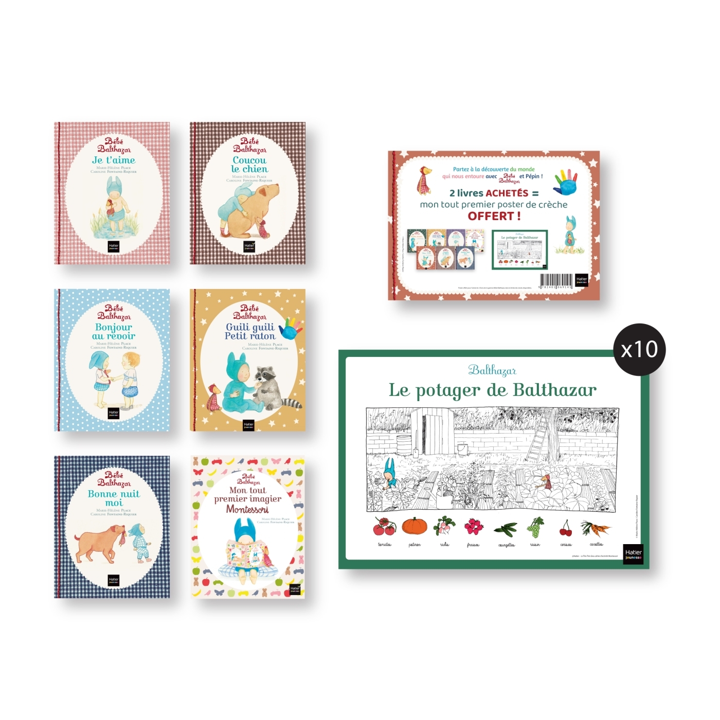 Colis BB Balthazar 26ex LDS +Chev+Posters