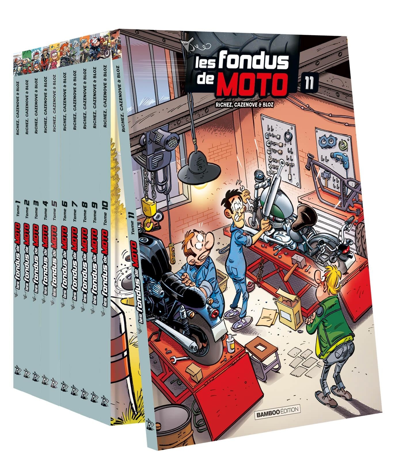 Les Fondus de moto - Pack 11 ex. fond