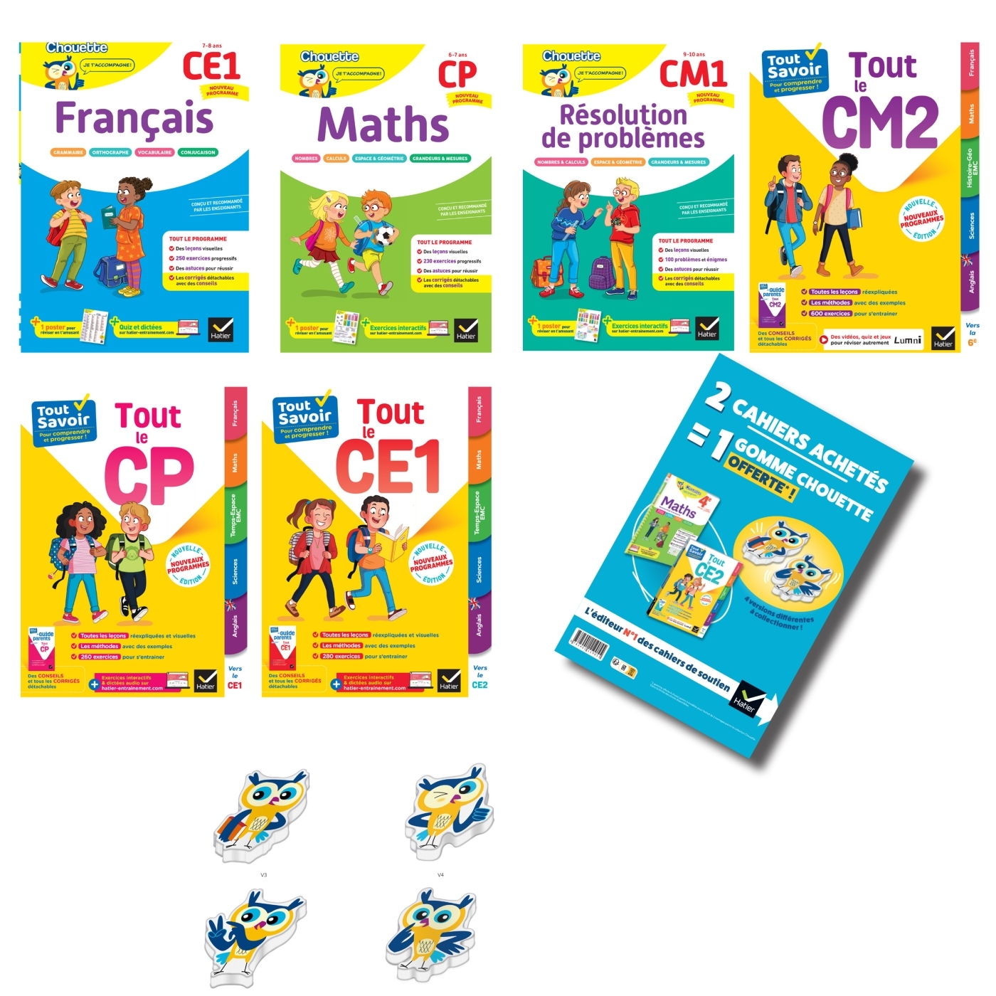 Colis vrac Primaire 50 ex primes + chevalet