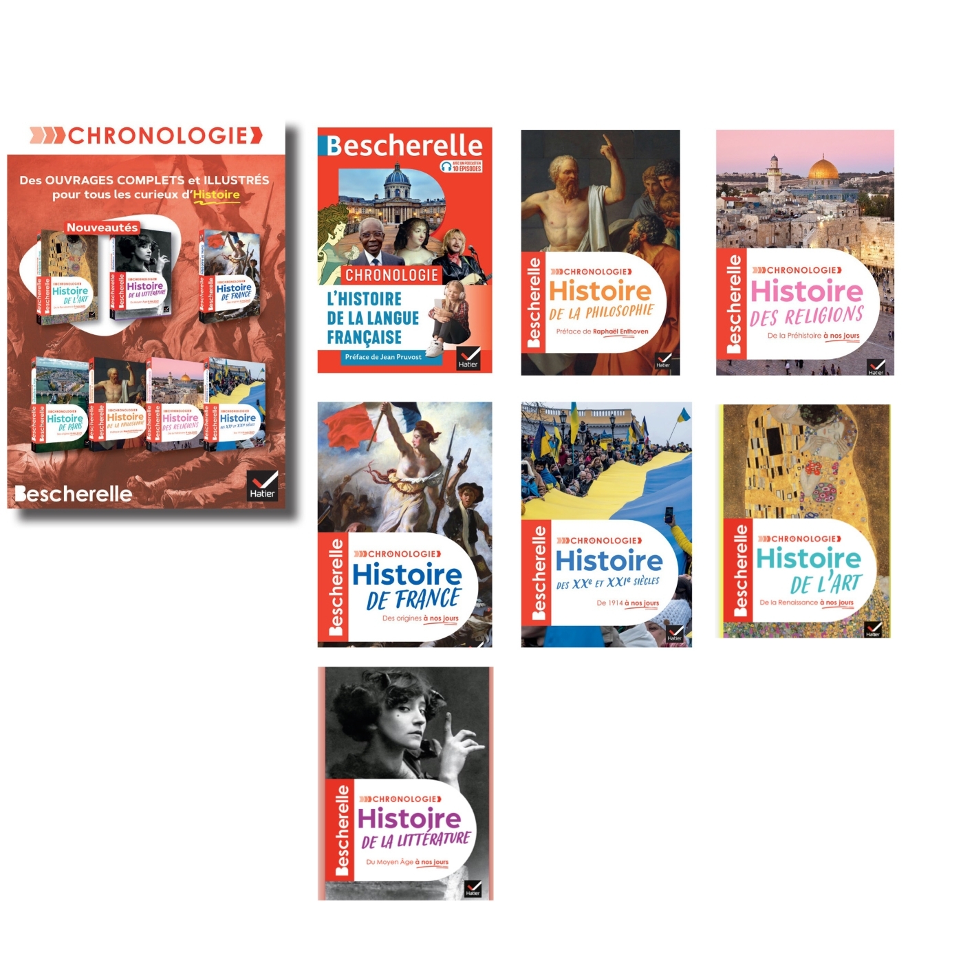 Colis vrac Chevalet Chronologies Bescherelle 12 ex