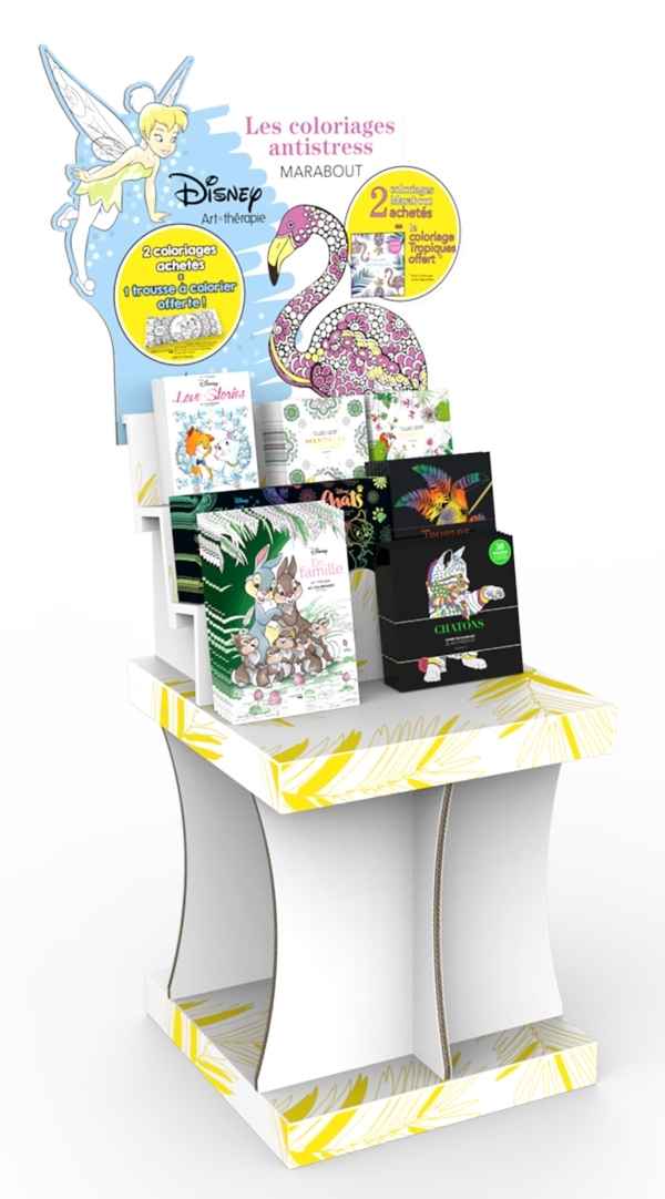 COLIS 44 VOL. OP ART THERAPIE DISNEY JUIN19 SM SYSTEME U