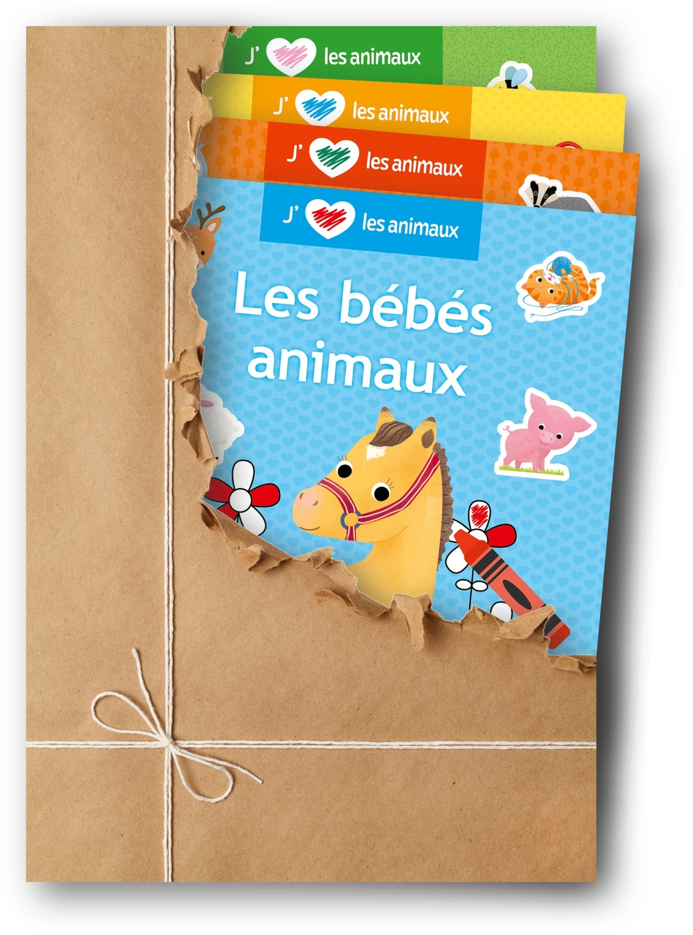 Pack Stickers LDS J'aime les animaux 20 ex 2025