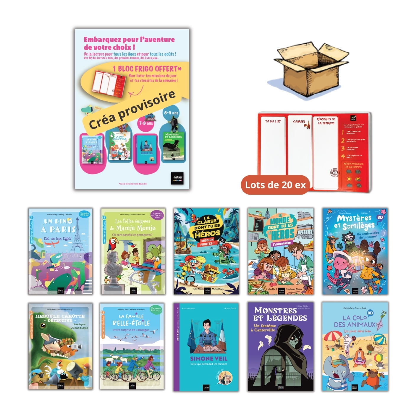 Colis vrac PL + Chevalet + Prime - 25 ex