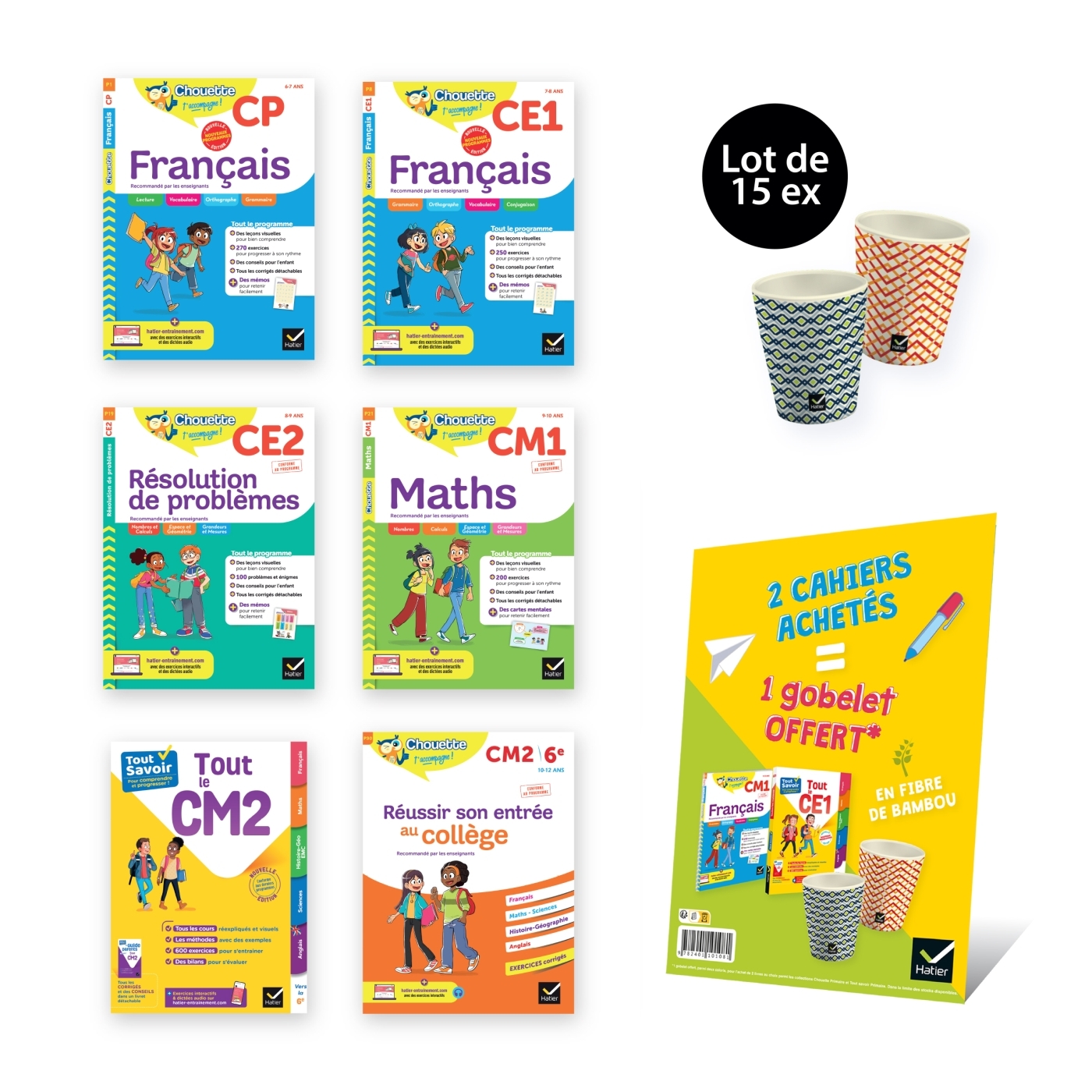 Colis vrac Primaire 50 ex + chev. + prime