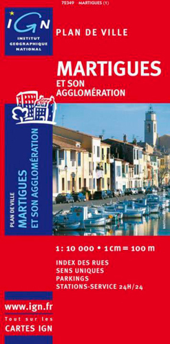 72349 Plan De Martigues Sans Livret  1/10.000