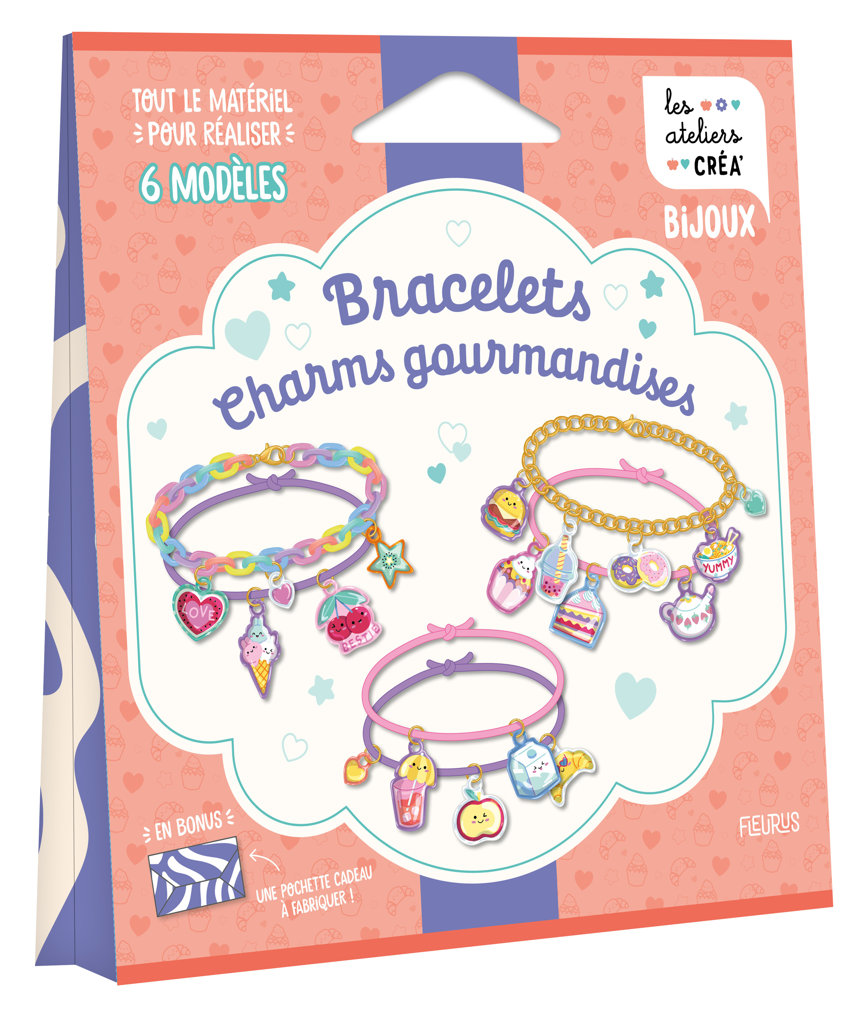 Bracelets Charms gourmandises