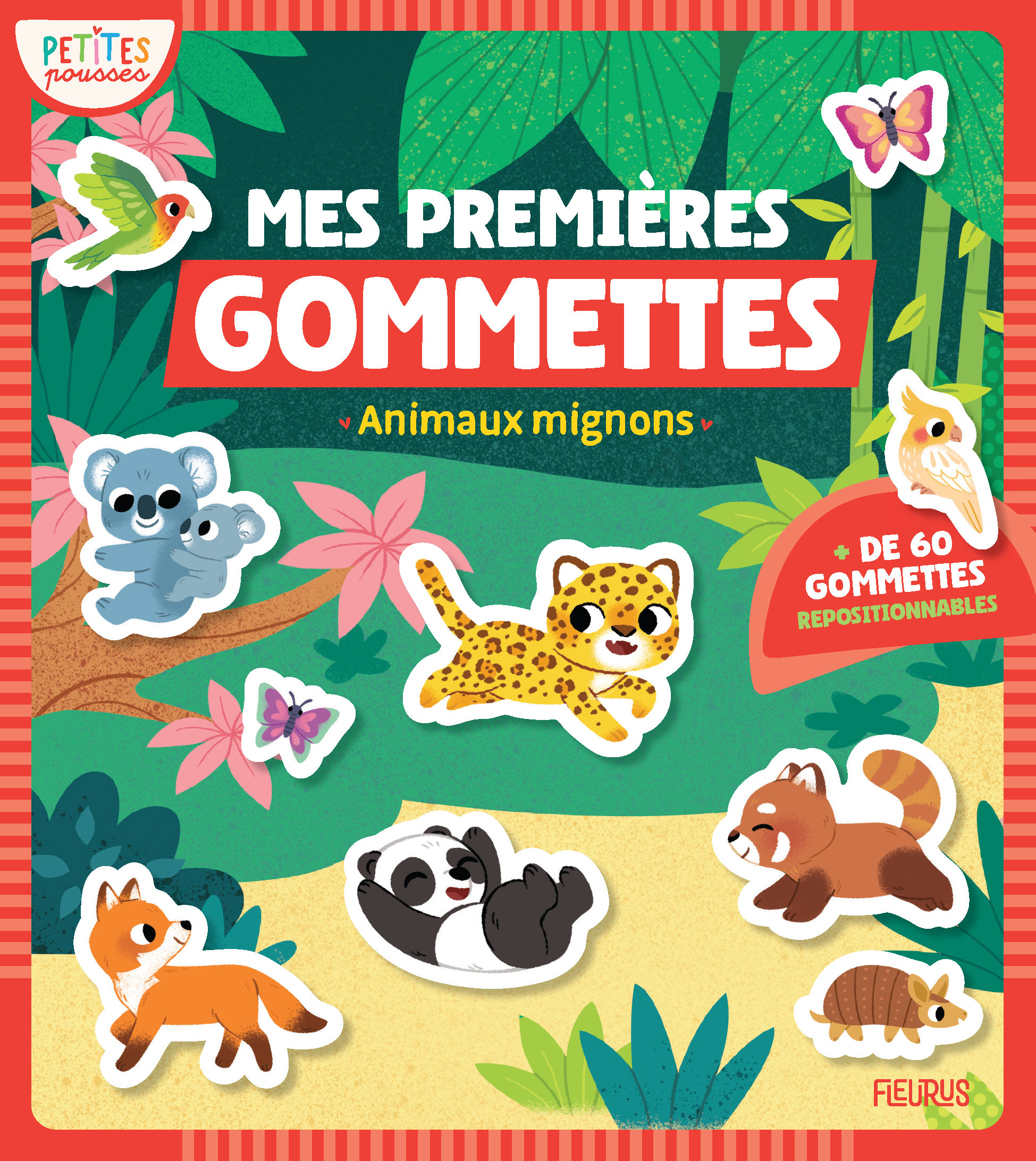 Mes premières gommettes - Animaux mignons
