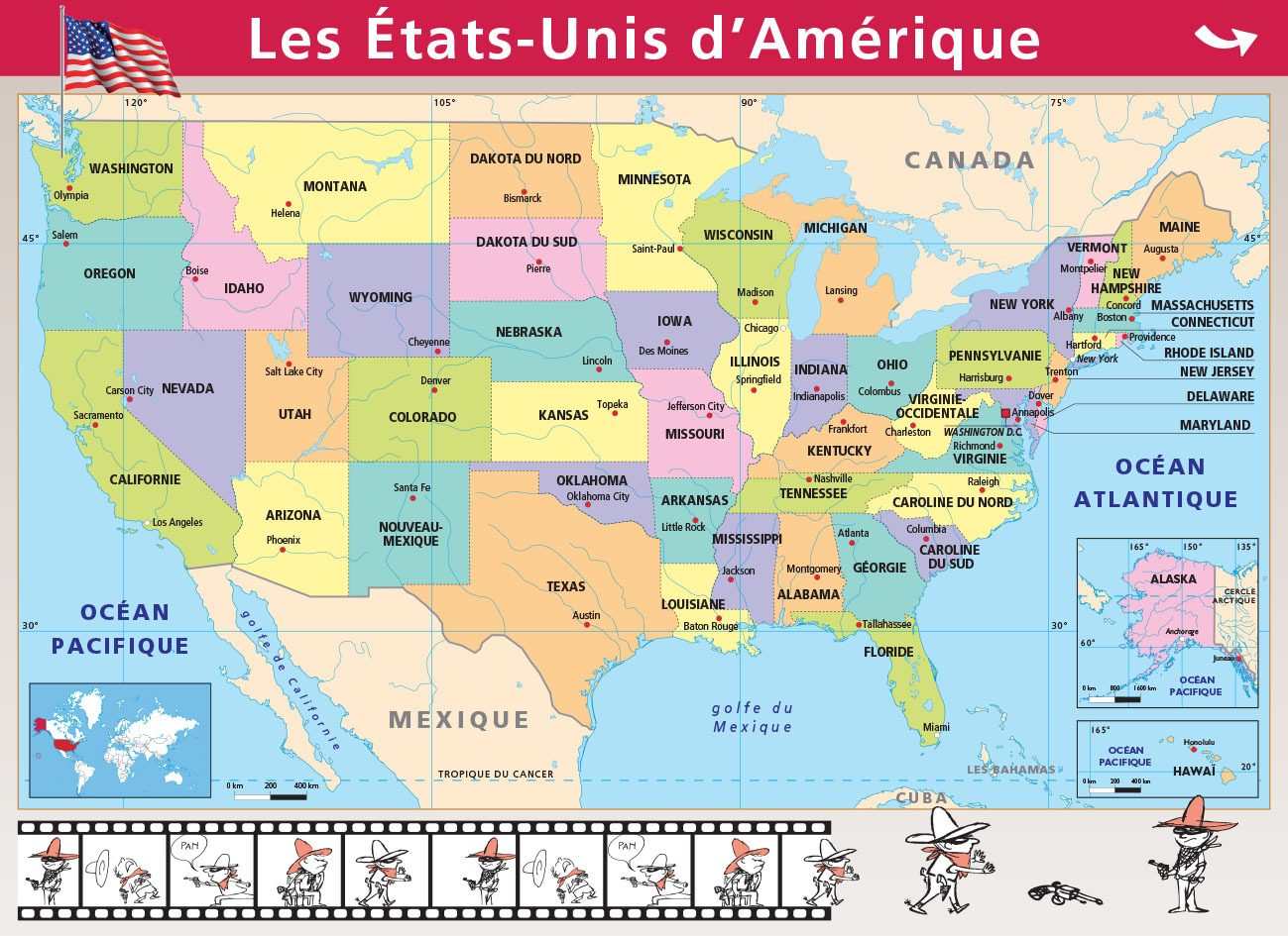 12.UNION EUROPEENNE/USA - MINI POSTER LE PETIT NICOLAS