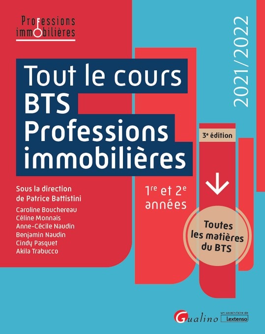 Tout le cours BTS Professions immobilières