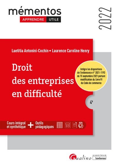 Droit des entreprises en difficulté