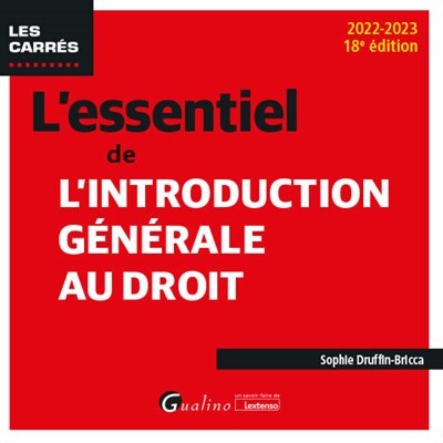 L'essentiel de l'introduction générale au droit