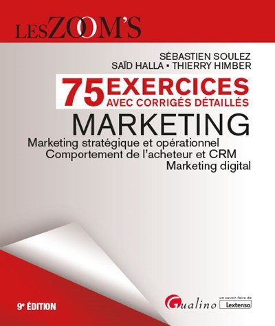 Exercices avec corrigés détaillés - Marketing