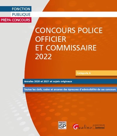 Concours Police - Officier et Commissaire - 2022