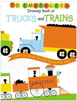 Ed Emberley Drawing Book Trucks and Trains /anglais