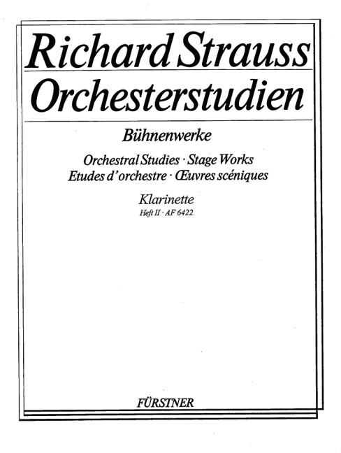 ORCHESTRAL STUDIES: KLARINETTE BAND 2 CLARINETTE