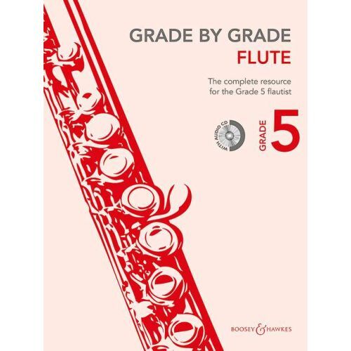 JANET WAY : GRADE BY GRADE - FLUTE GRADE 5, THE COMPLETE RESOURCE FOR THE GRADE 5 FLAUTIST + CD