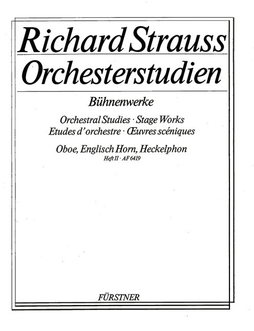 Orchestral Studies Stage Works: Oboe