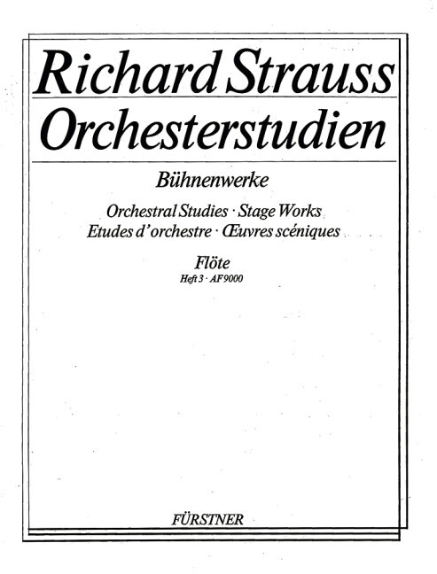 Orchestral Studies Stage Works: Flute
