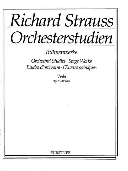 Orchestral Studies Stage Works: Viola
