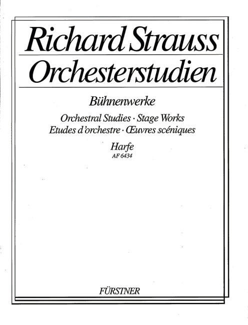 Orchestral Studies Stage Works: Harp