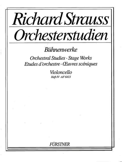 Orchestral Studies Stage Works: Cello