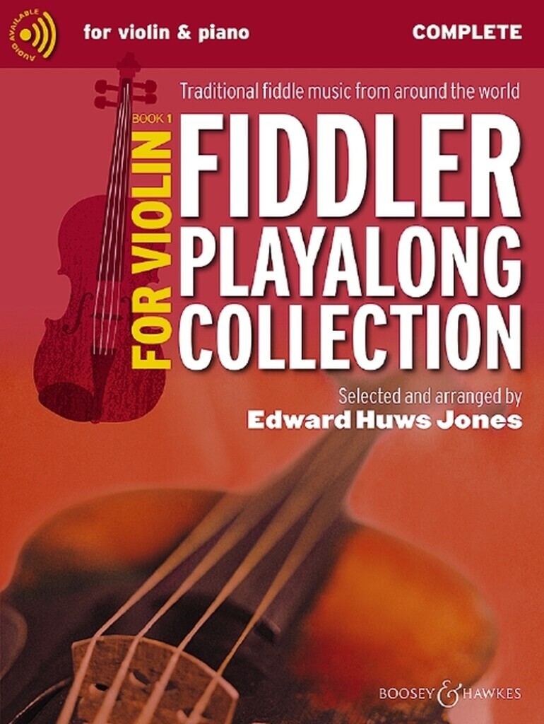FIDDLER PLAYALONG COLLECTION FOR VIOLIN BOOK 1 - 1-2 VIOLONS ET PIANO ET GUITARE  - RECUEIL + AUDIO