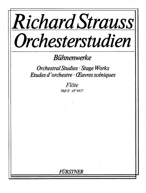 Orchestral Studies Stage Works: Flute